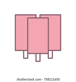 Ice cream cone vector icon