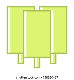 Ice cream cone vector icon