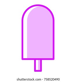Ice cream cone vector icon