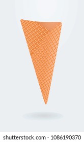 Ice cream cone. vector illustration