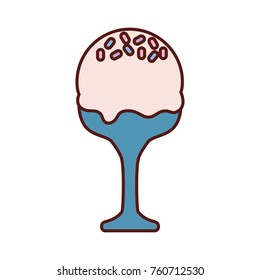 ice cream  cone vector illustration