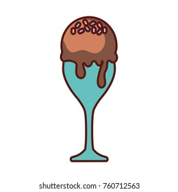 ice cream  cone vector illustration
