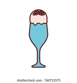 ice cream  cone vector illustration