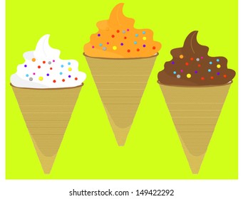 Ice cream  cones