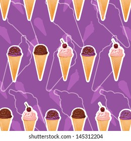  Ice Cream Cones Background