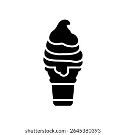Ice cream cones as dessert