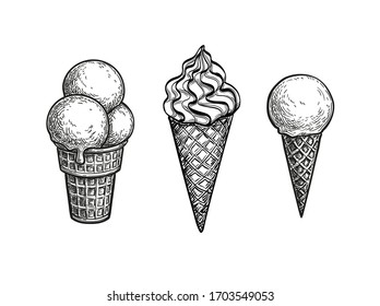 29,933 Ice cream cone drawn Images, Stock Photos & Vectors | Shutterstock