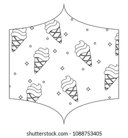 ice cream cones pattern