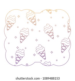 ice cream cones pattern