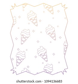ice cream cones pattern