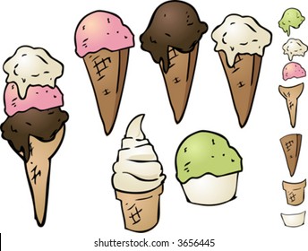 271 Butterscotch ice cream cone Images, Stock Photos & Vectors ...