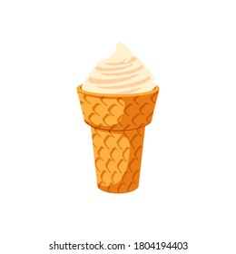 ice cream cones Vector isolated on white background