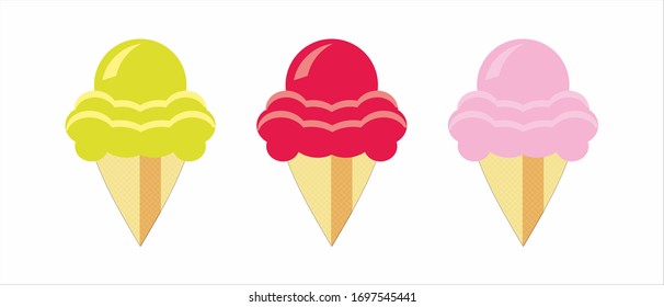  Waffelset für Eis