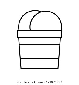 ice cream cup icon