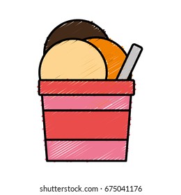 ice cream cup icon 