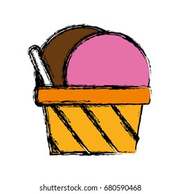 ice cream cup icon