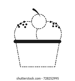 Ice cream cup icon