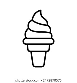 ice cream cup icon color editable