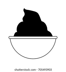 ice cream  in cup icon image 