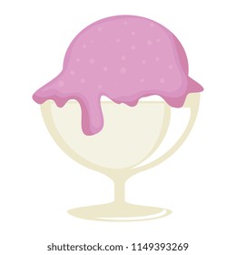 ice cream cup isolated icon