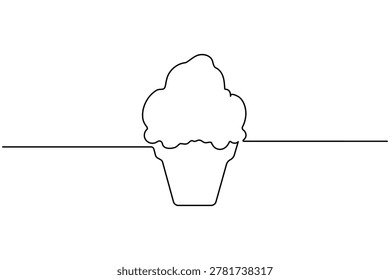 Ice cream cup single