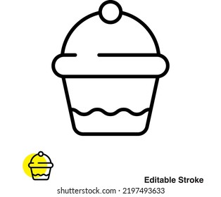 Vektorgrafik des Eiskrempels