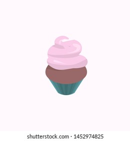 ice cream cupcake tasty muffin cake sweet bakery dessert flat