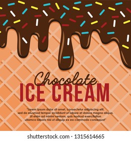 ice cream cute illustration