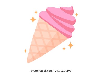 Ice Cream Decor Sticker Design