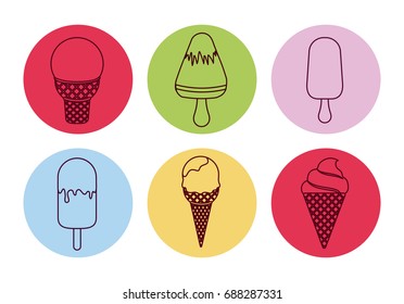ice cream design 