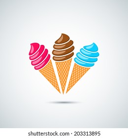 ice cream design background