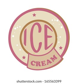 ice cream design over white  background, vector illustration