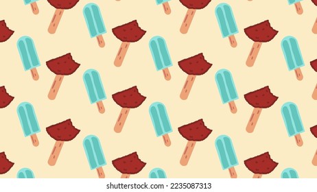 ice cream design pattern background