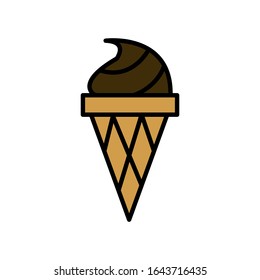 ice cream design vector icon symbol