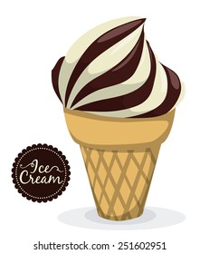 ice cream design, vector illustration eps10 graphic 