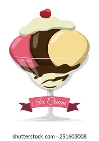 ice cream design, vector illustration eps10 graphic 