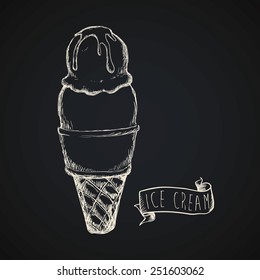 ice cream design, vector illustration eps10 graphic 