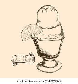 ice cream design, vector illustration eps10 graphic 