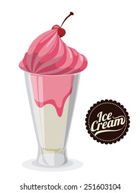 ice cream design, vector illustration eps10 graphic 