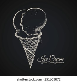 ice cream design, vector illustration eps10 graphic 