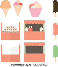 Ice Cream Design, Vector, Illustrator