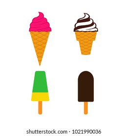 Ice Cream Design Vector Set