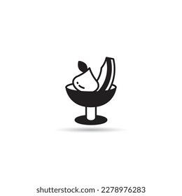 ice cream and dessert icon illustration