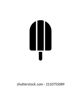 Ice Cream, Dessert, Sweet Solid Vector Icon Design Concept, Suitable For Any Purposes.