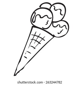 Ice cream doodle