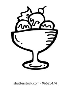 ice cream doodle