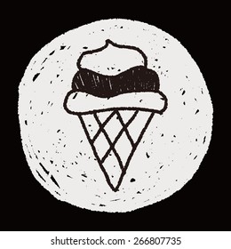 ice cream doodle drawing