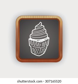 ice cream doodle drawing