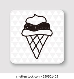 ice cream doodle drawing