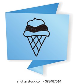 ice cream doodle drawing